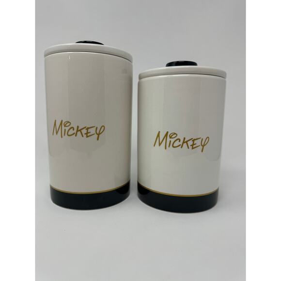 Disney Mickey Mouse Signature Canister Jar Set NEW - Picture 3 of 7